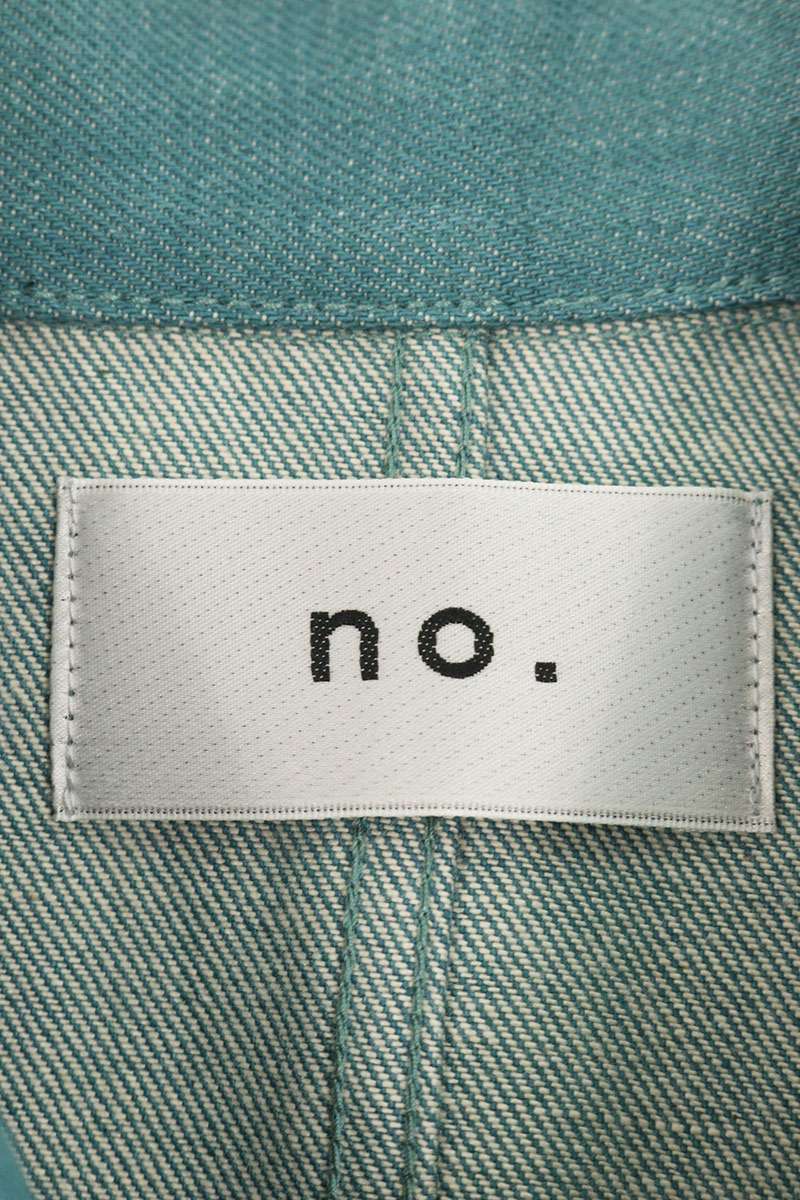 no.number 22FW Green Denim Coverall Jacket Size M