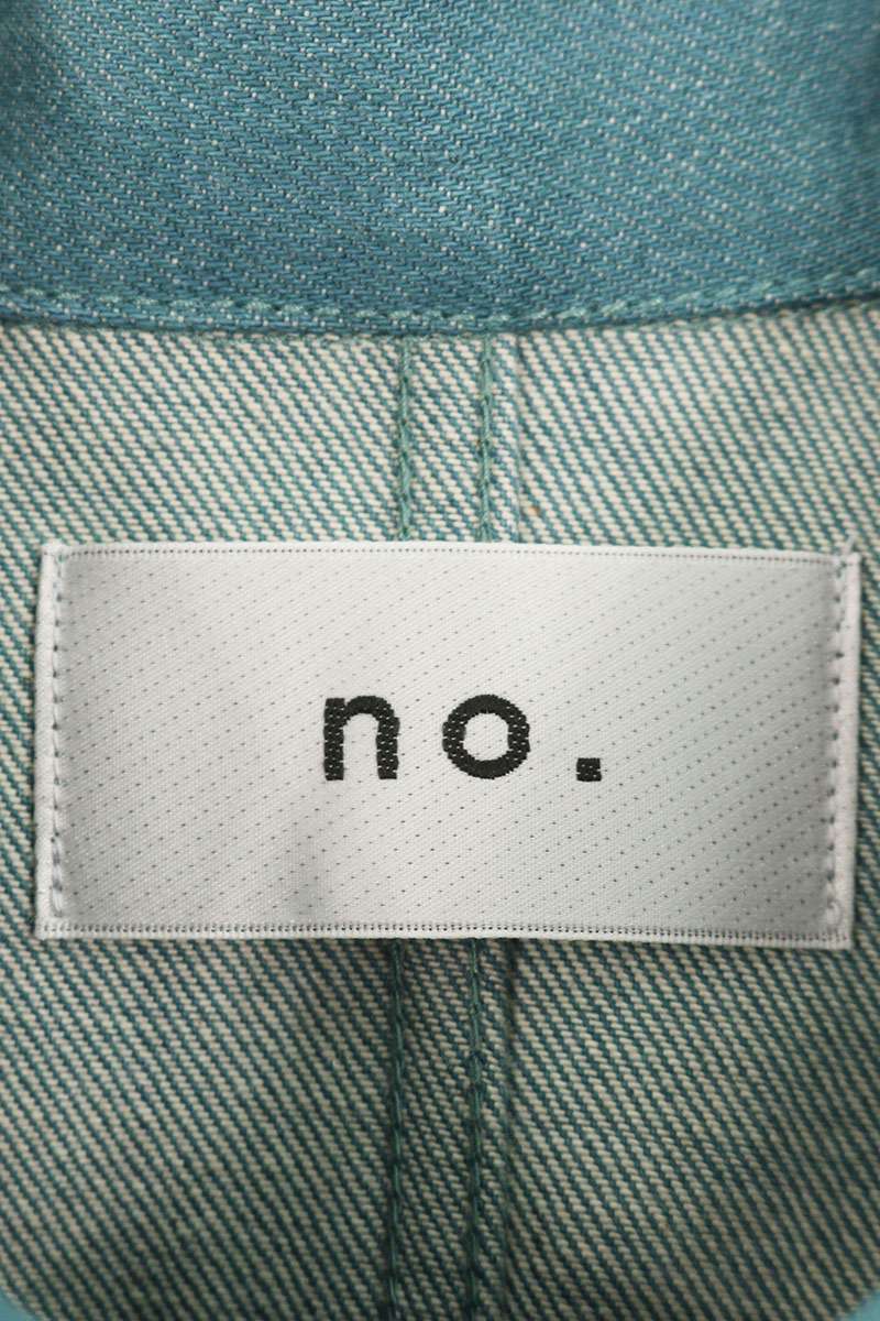 no.number 22FW Green Denim Coverall Jacket Size S