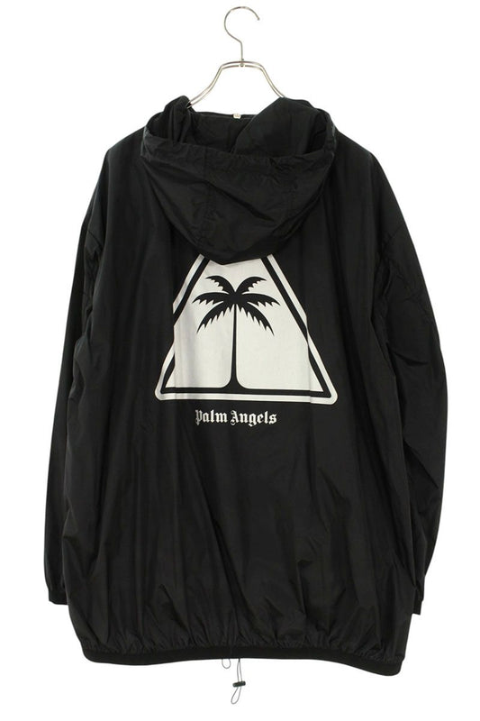 Palm Angels Logo Zip Up Blouson Black Size M