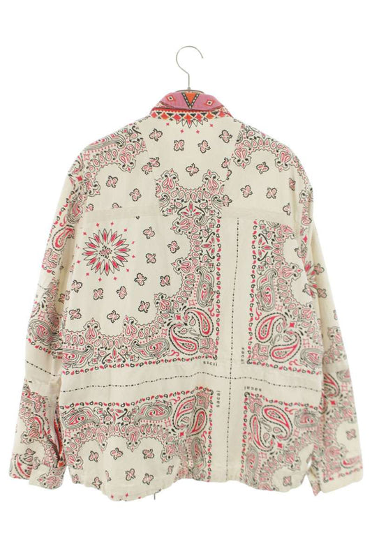 Sacai 22SS Print Blouson White x Red Multi Size M