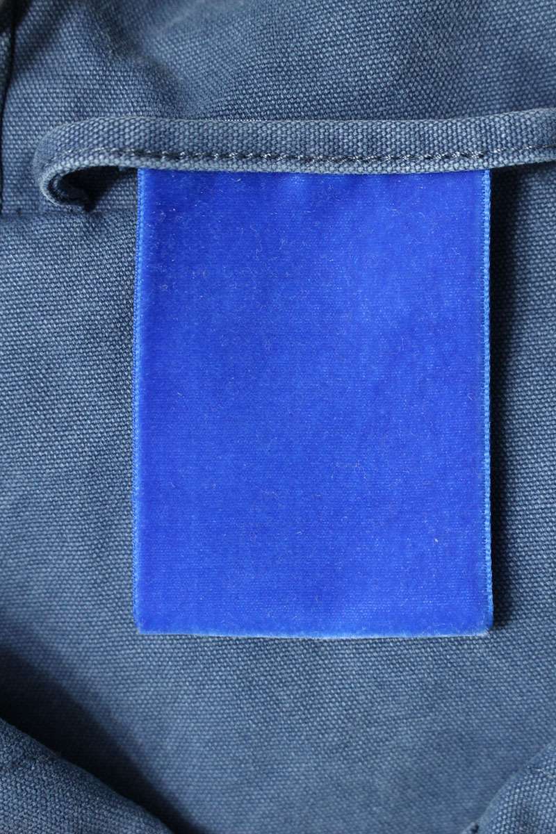 DIARY Garment Dye Washed Canvas Jacket Blue Size M