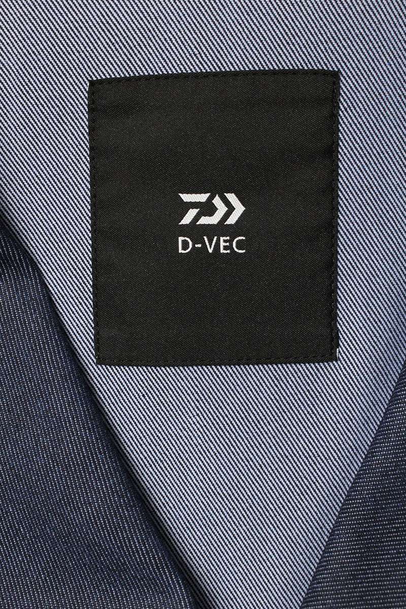 D-VEC Cropped Design Blouson Indigo Blue Size M