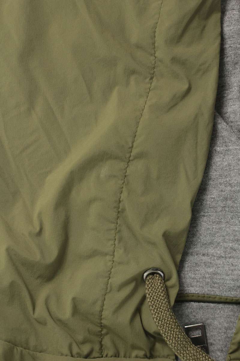 HERNO Nylon Hooded Reversible Blouson Khaki Size L