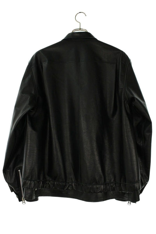 Sacai 26SS Leather Blouson Black Size M