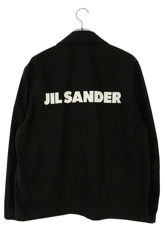 JILSANDER Back Logo Print Coach Jacket Black Size S