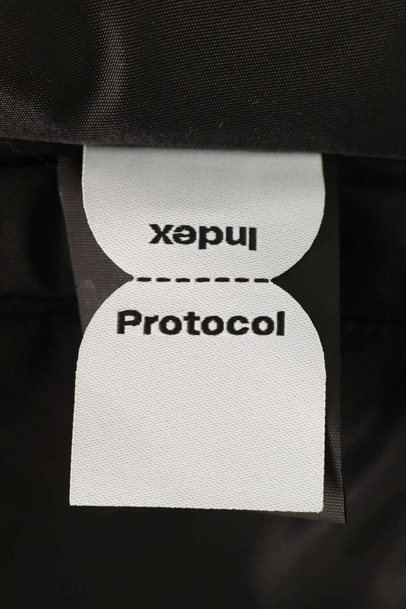 Protocol Index Graffiti Print Reversible Bomber Size M