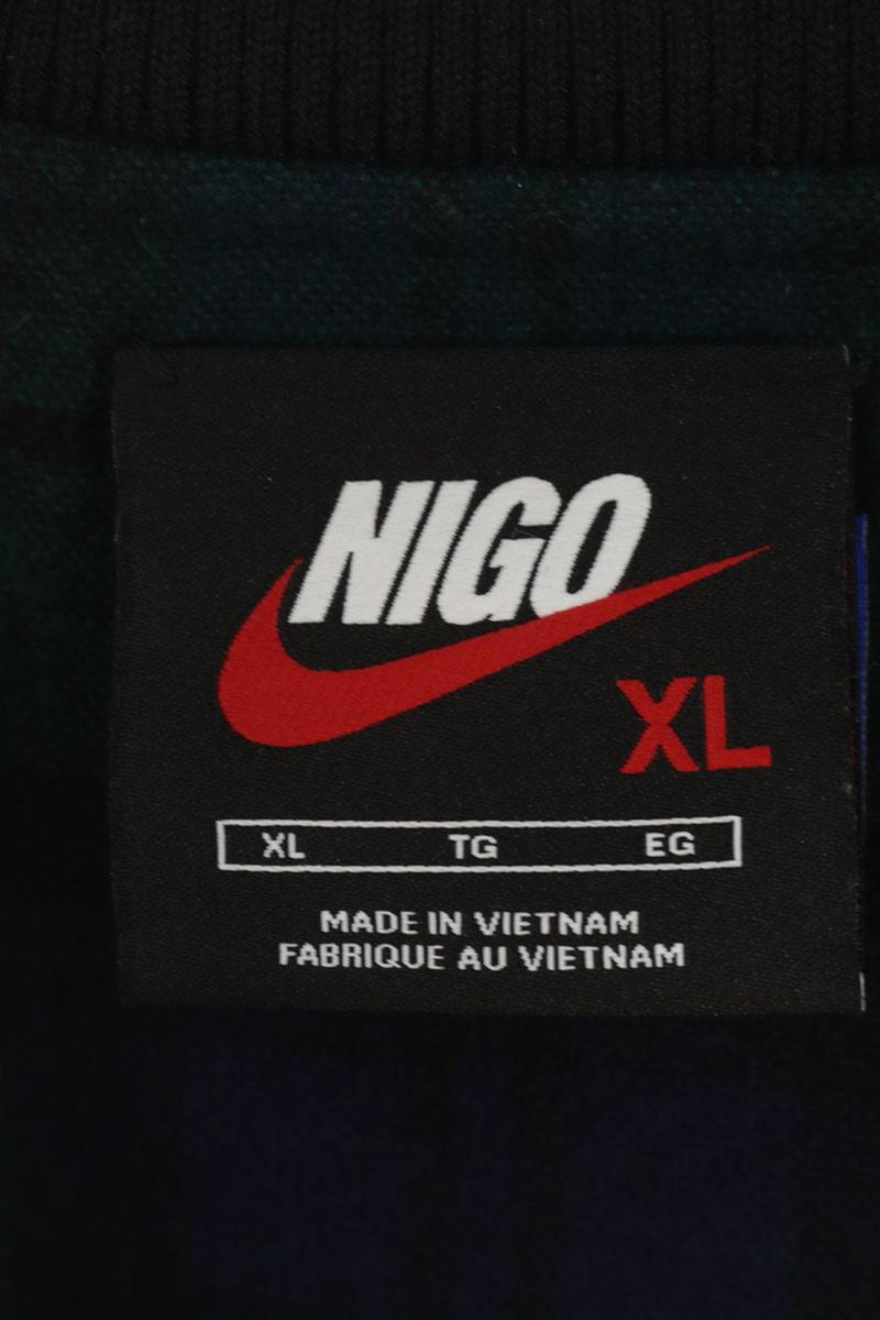 NIKE Reversible Nylon Souvenir Blouson Navy Size XL