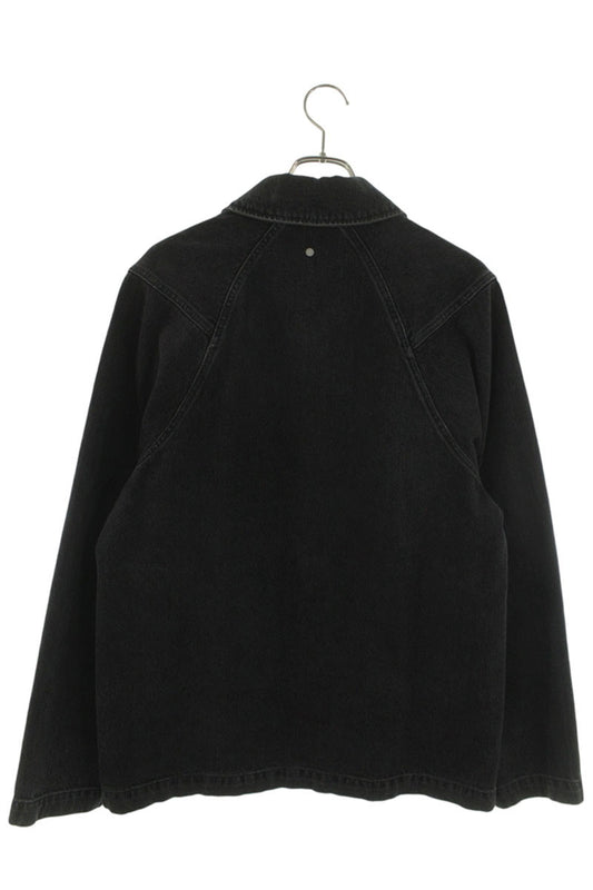 Omar Afridi Denim Coverall Blouson Black Size S