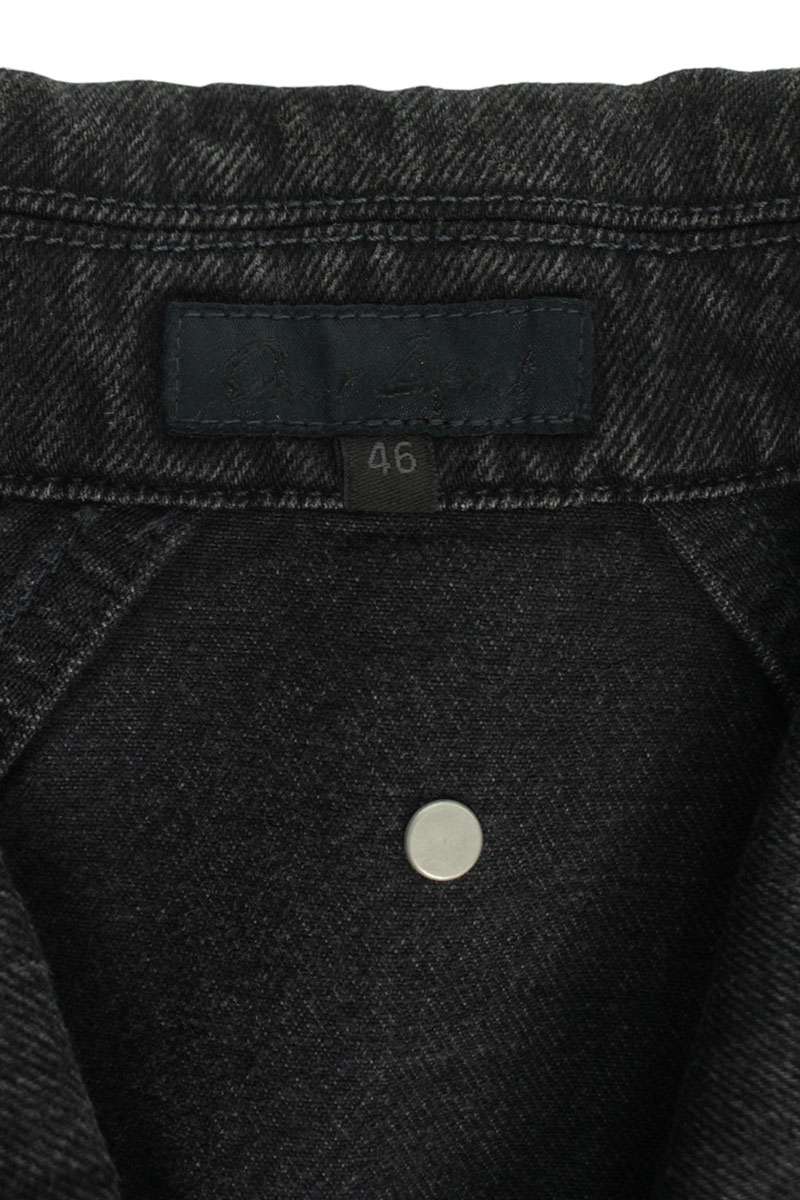 Omar Afridi Denim Coverall Blouson Black Size S
