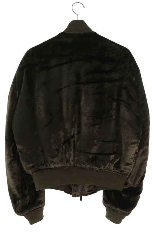 DIOR Velour Bomber Jacket Khaki Green Size 44