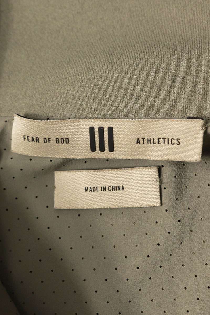 FEAR OF GOD x adidas 23AW Suede Fleece Half Zip Gray Size XS