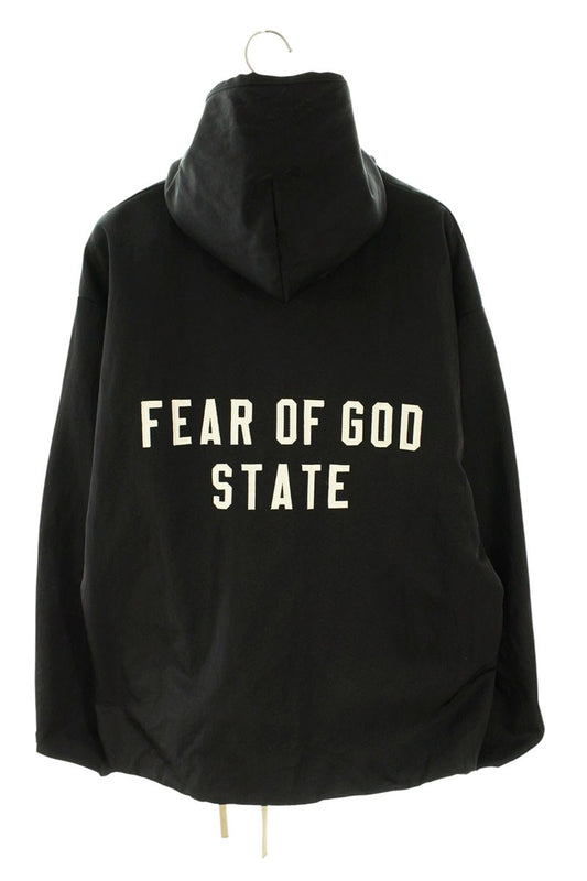 FOG Logo Embroidered Nylon Blouson Black Size S