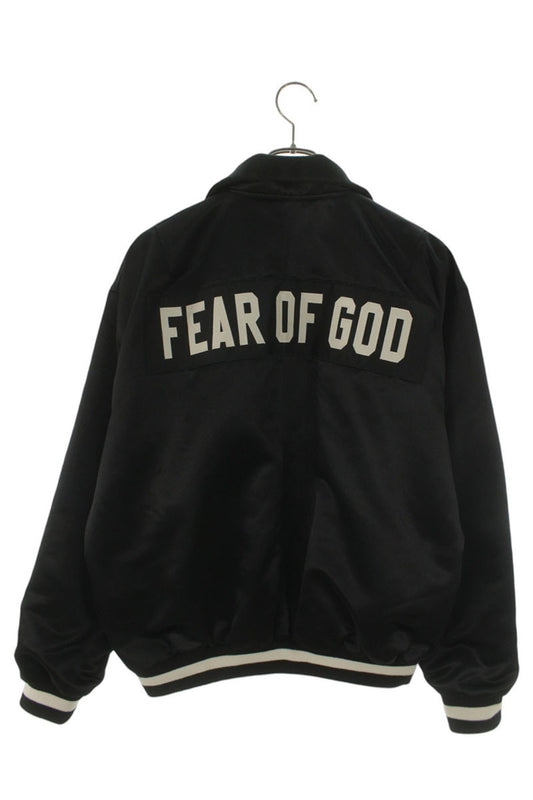 FEAR OF GOD Fifth Collection Back Logo Half Zip Satin Size M