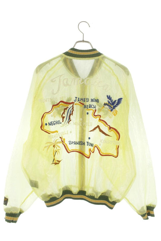 KAPITAL Sheer Pearl Mosquito Guard Souvenir Jacket Size XL