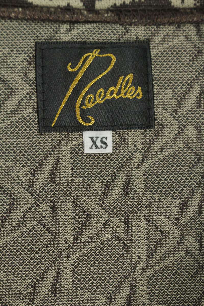 Needles Star Pattern Track Jacket Beige Size XS