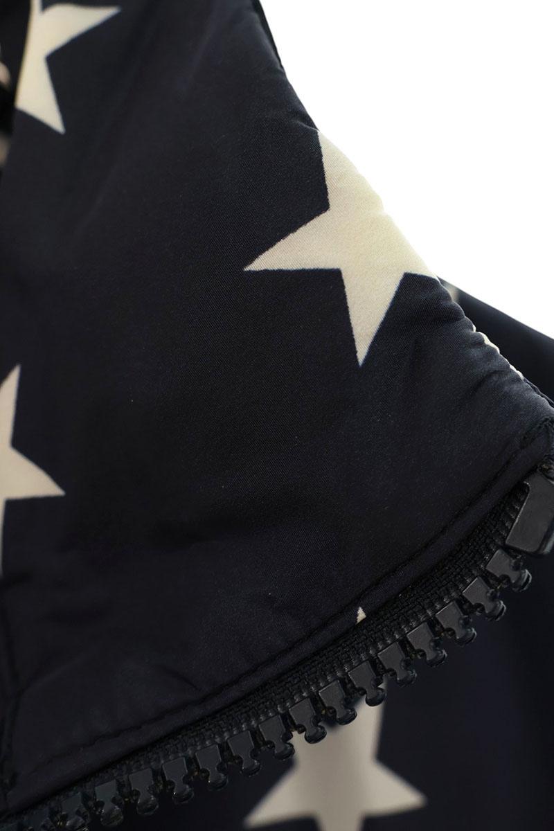 MONCLER Patterned Nylon Blouson Packable Hood Multi Size S
