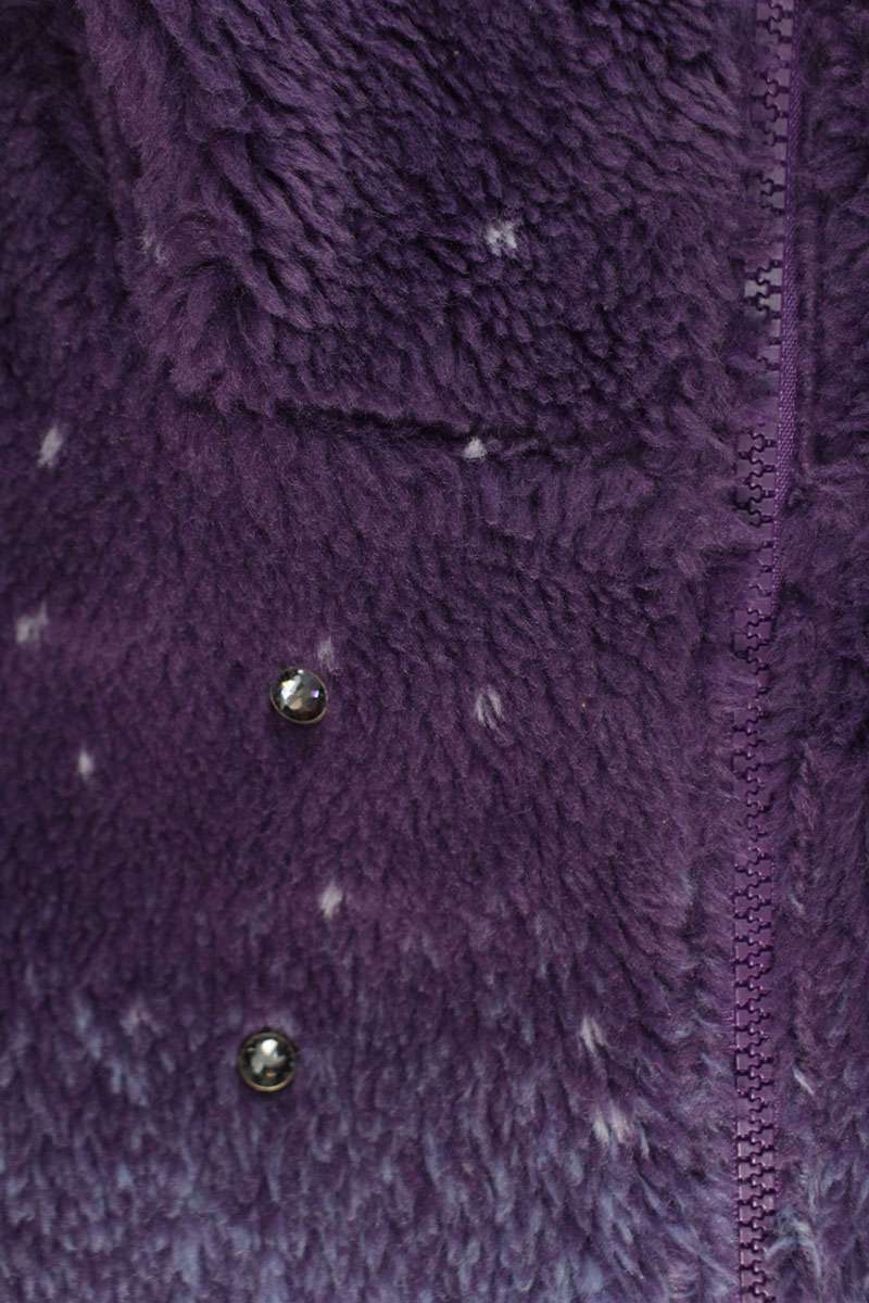 SUPREME 25AW Reversible Hooded Fleece Jacket Purple Size M