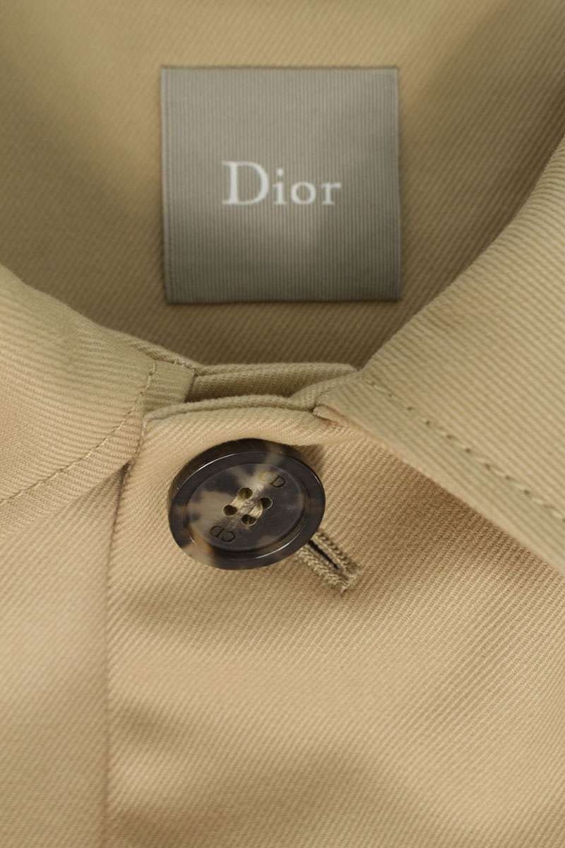 DIOR 26SS Beige Logo Embroidered Workwear Jacket Size L