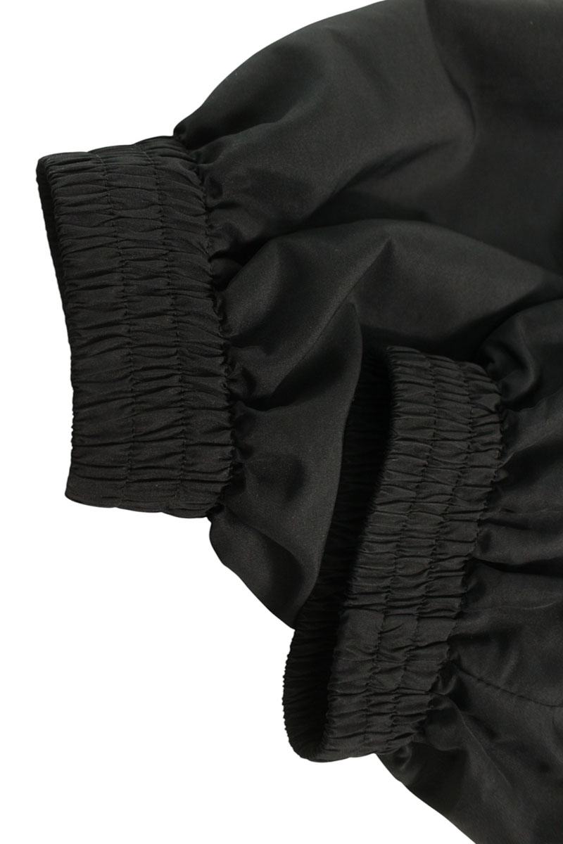 BALENCIAGA 24SS Off-Shoulder Poly Track Jacket Size XL