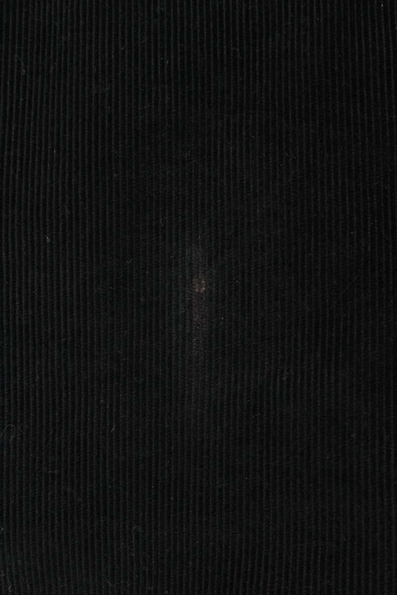 PRADA Triangle Logo Corduroy Jacket Black Size XS