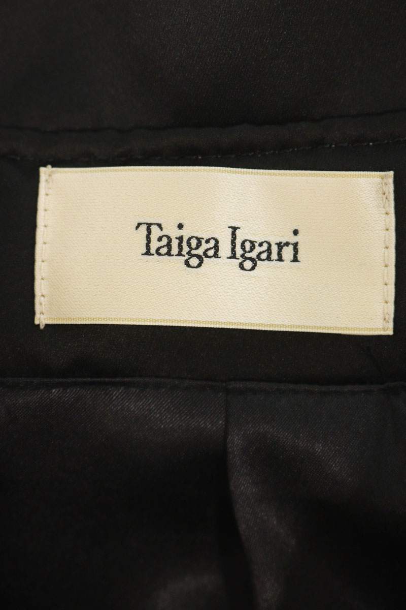 Taiga Igari Back Embroidery Satin Blouson Multi Size L