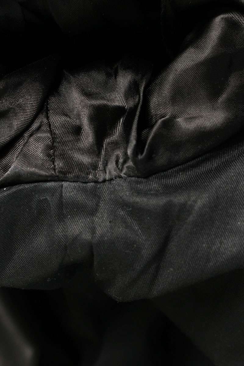 Rick Owens Alice Bullet Lambskin Jacket Black Size 46