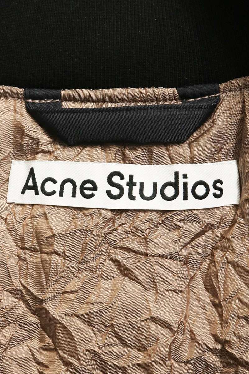 ACNE STUDIOS Cut-Off Design Bomber Jacket Size 42