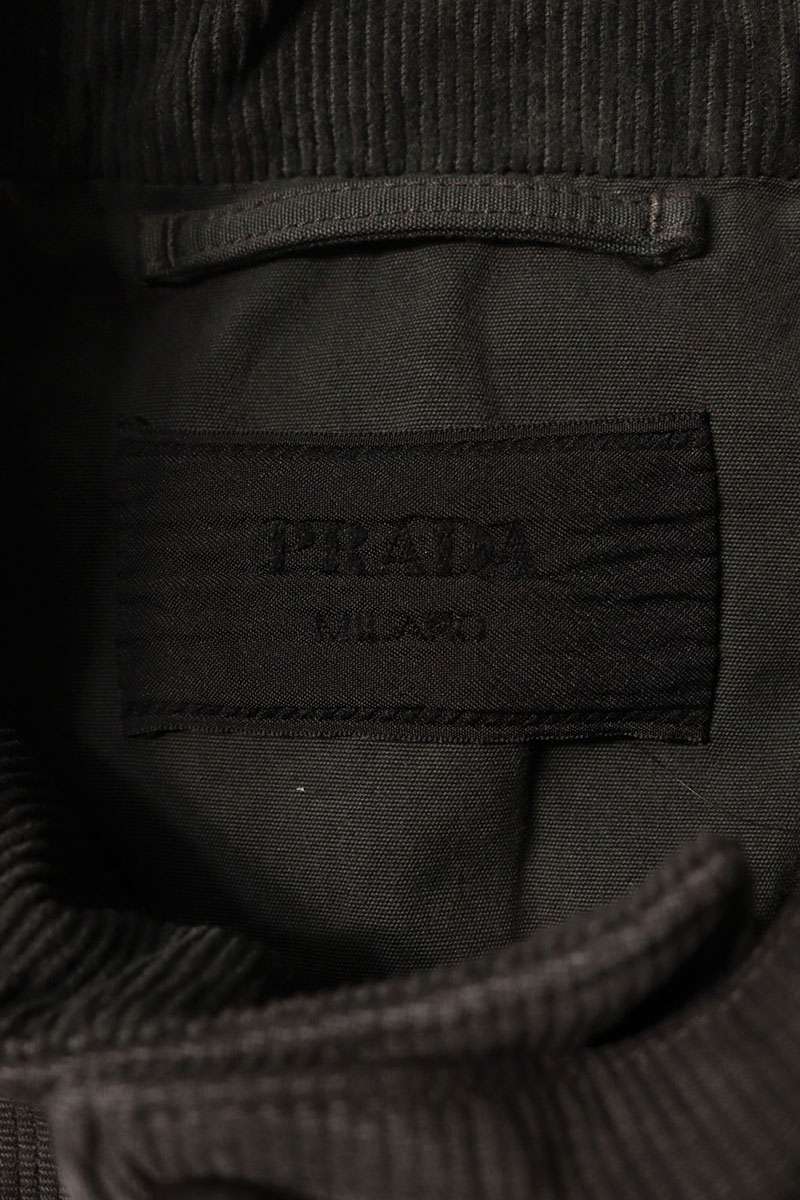 PRADA Harrington Jacket Black Size 48