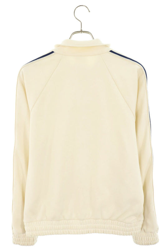 CELINE Double Face Jersey Blouson White Size L