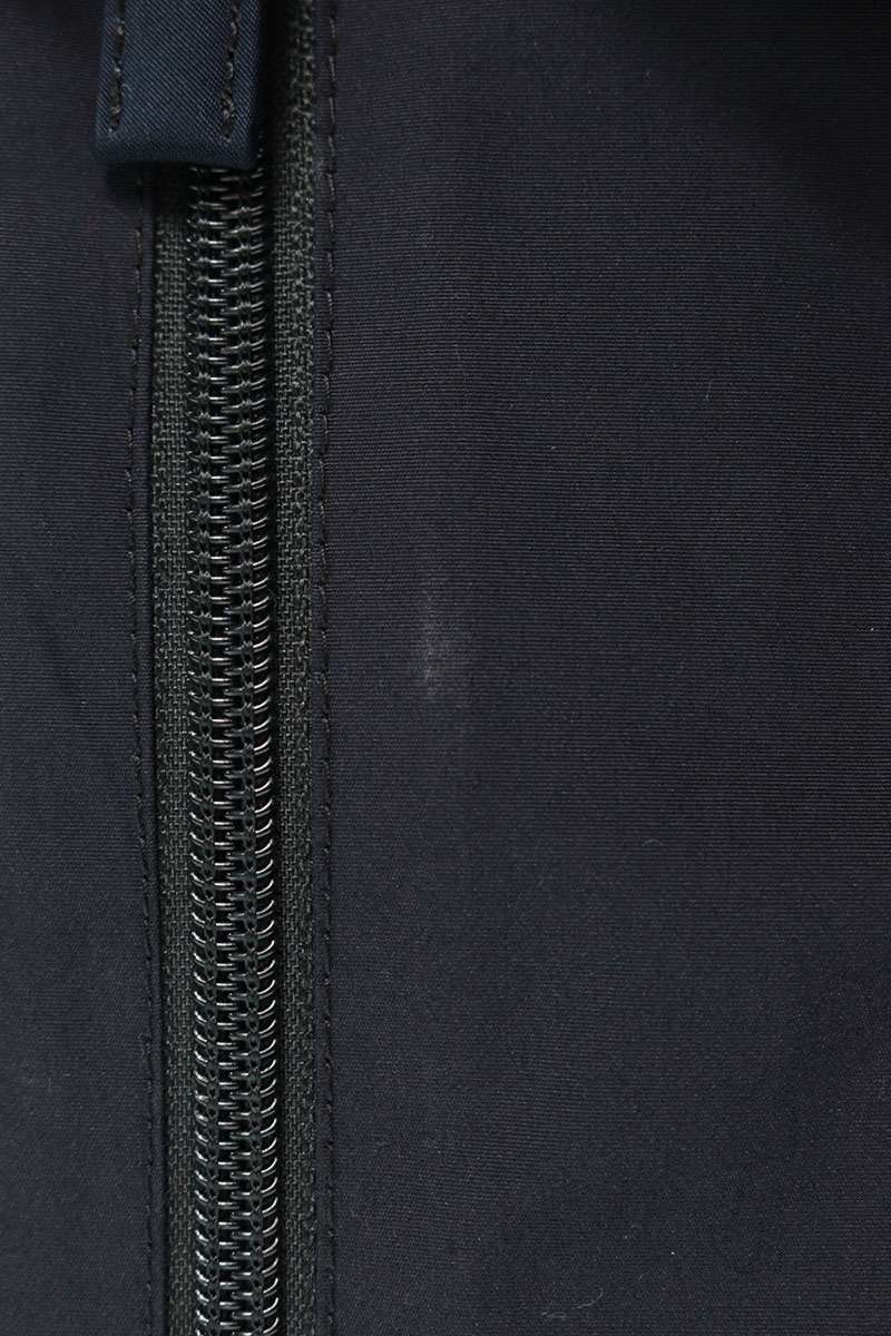 PRADA Re-Nylon Triangle Logo Plate Zip Blouson Navy Size XXL