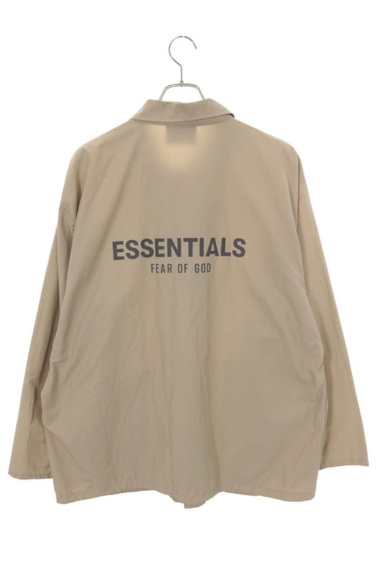 FEAR OF GOD Logo Print Jacket Beige Size M