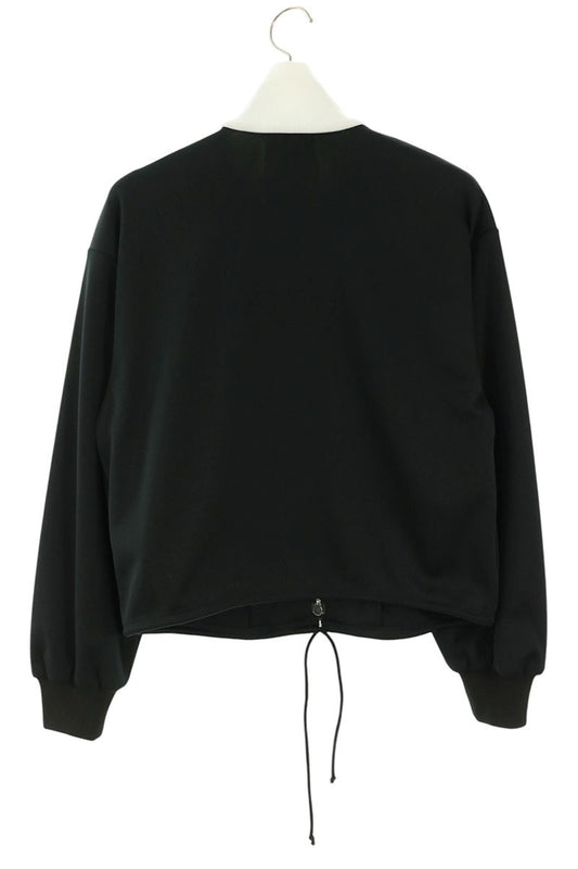 CELINE Triomphe Embroidered High-Neck Jersey Jacket Size M