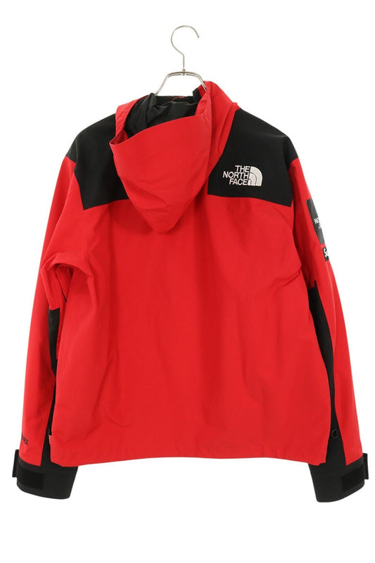 SUPREME The North Face Arc Logo Mountain Red Black Blouson Size S