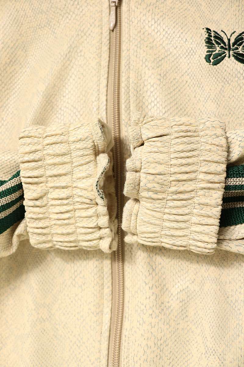Needles Python Pattern Coated Jacket Beige Size S