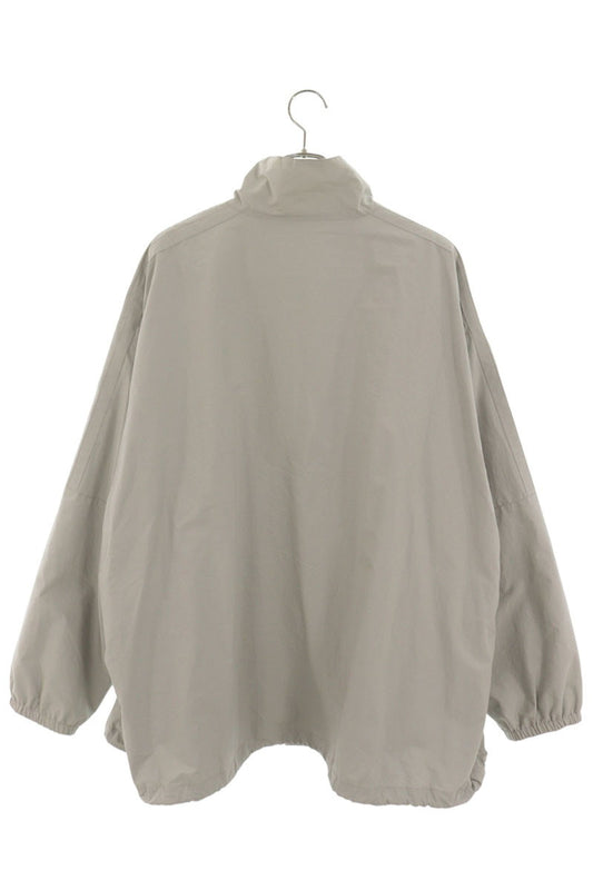 BALENCIAGA Logo Print Poplin Track Jacket Size M