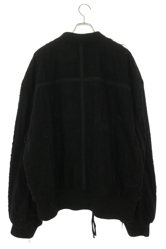 TROUBLED WATERS MUMMY Cotton Bomber Jacket Black Size XL