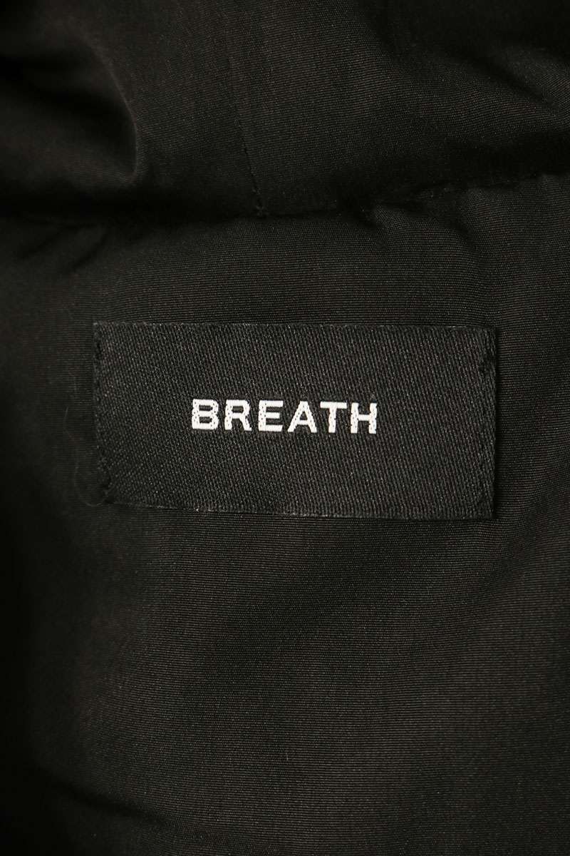 BREATH 25AW Arch Logo Hooded Wool Blend Blouson Black Size L