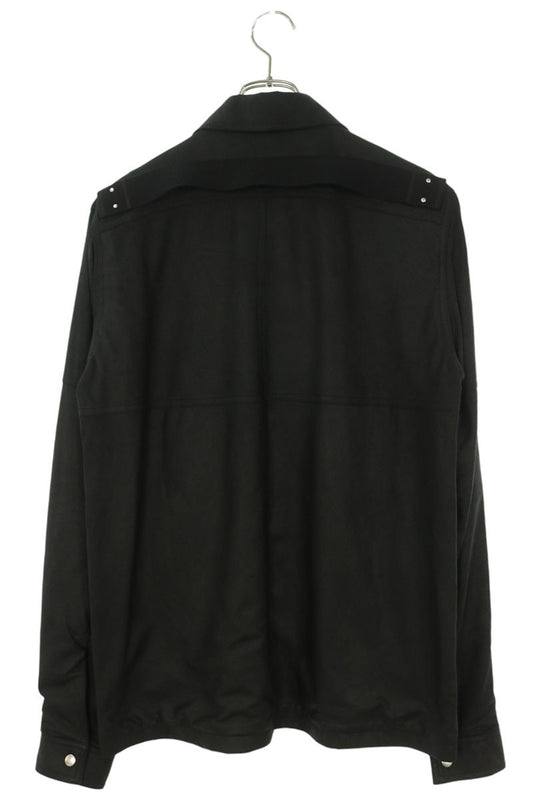 Rick Owens BRAD JKT Lamb Leather Zip Jacket Black Size 46