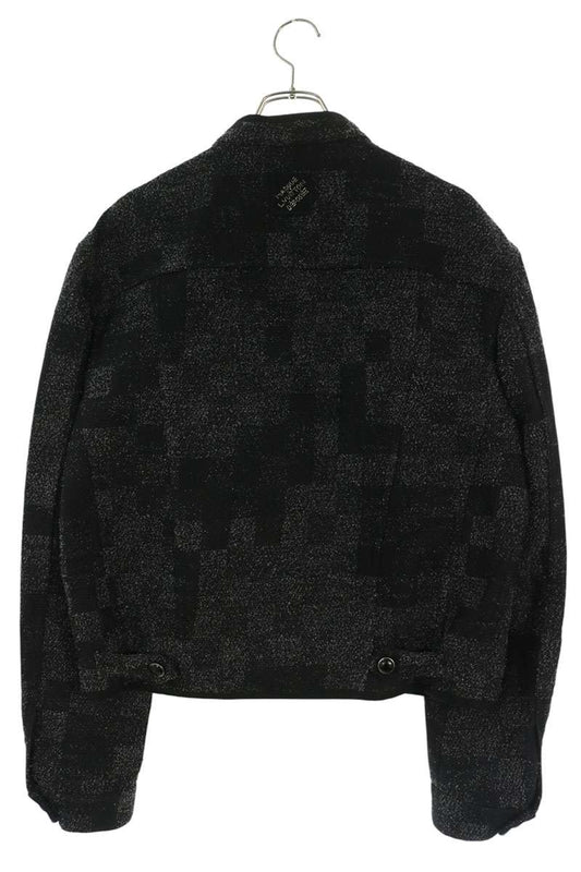LOUISVUITTON 25SS Denim Bouclette Jacket Black Size 48