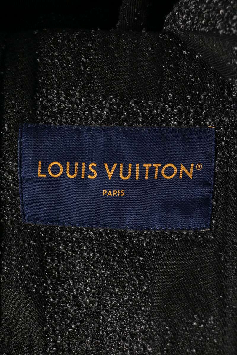 LOUISVUITTON 25SS Denim Bouclette Jacket Black Size 48