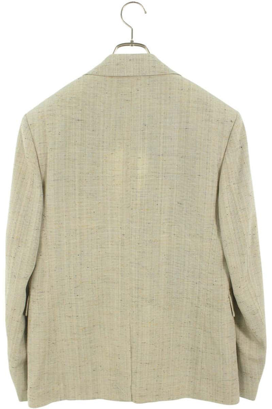 BOTTEGA VENETA Silk Blend 1-Button Blazer Beige Size 44