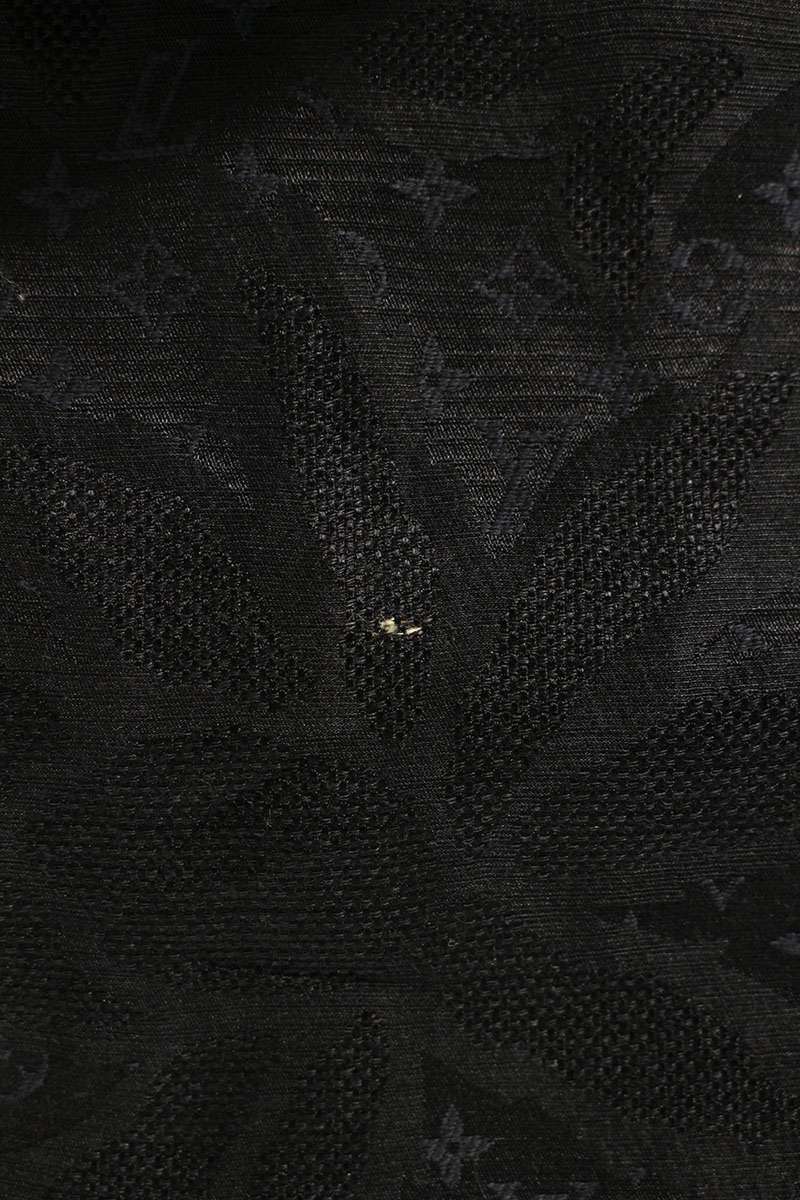 LOUISVUITTON Monogram Tailored Jacket Black Size XXL