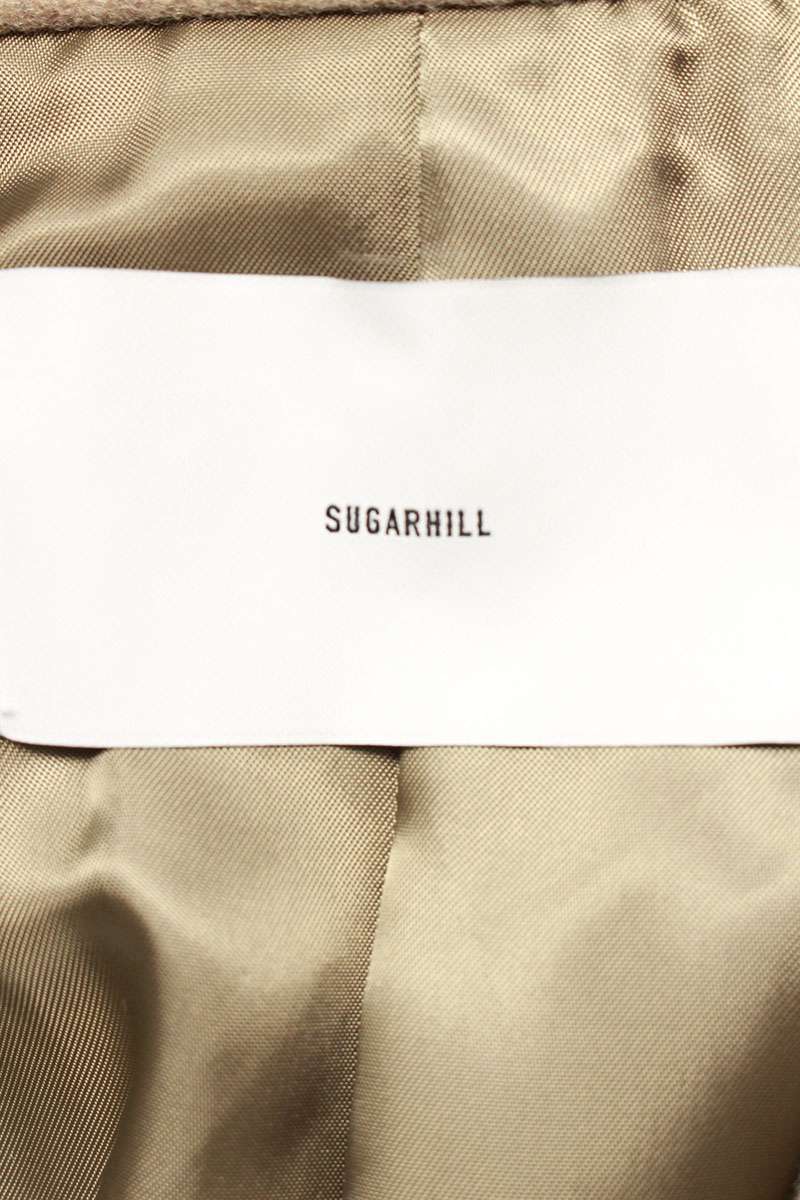 SUGARHILL Wool Oversized Tailored Jacket Beige Size M