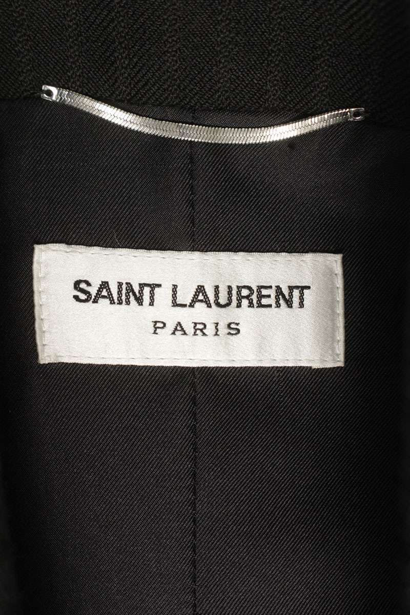 SAINT LAURENT PARIS Striped Oversized Tuxedo Jkt Size U