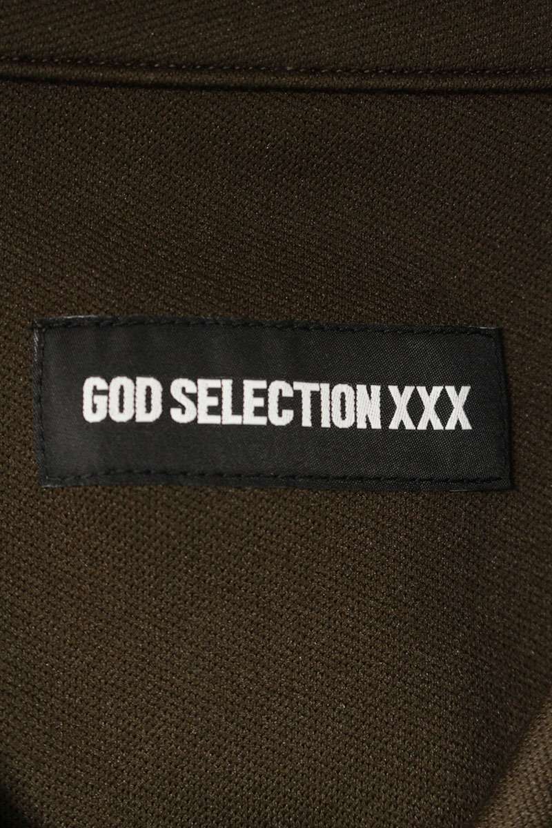 GOD SELECTION XXX Logo Patchwork Jacket Brown Size M