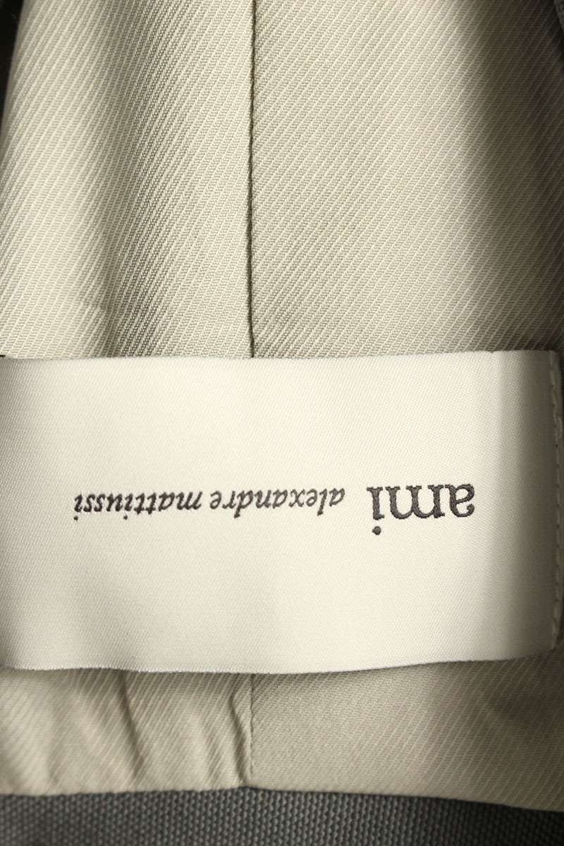 AMI Alexandre Mattiussi SS26 DB Jacket Gray Size XS