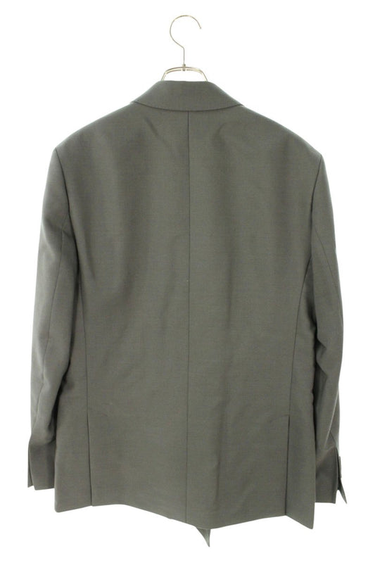 AMI Alexandre Mattiussi 26SS Wool DB Jacket Gray Size S