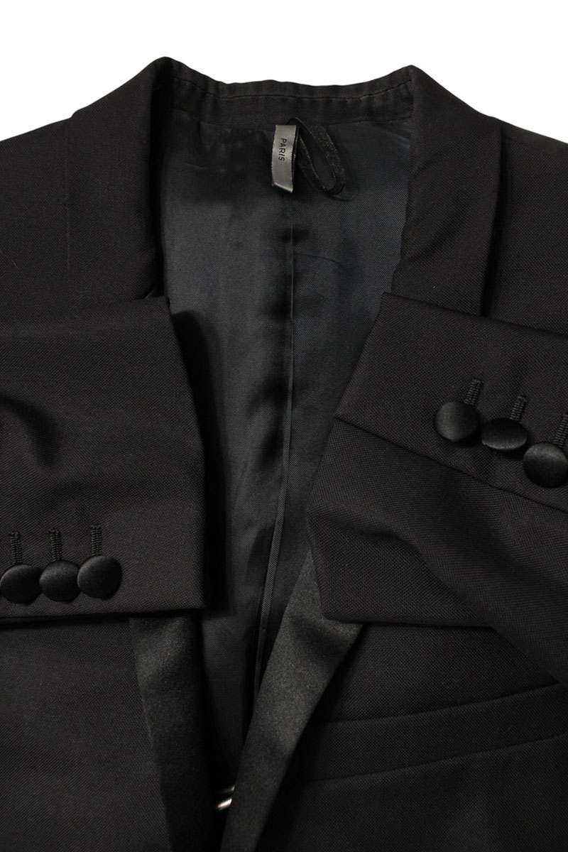 Dior HOMME Wool 1B Tailored Jacket Black Size M