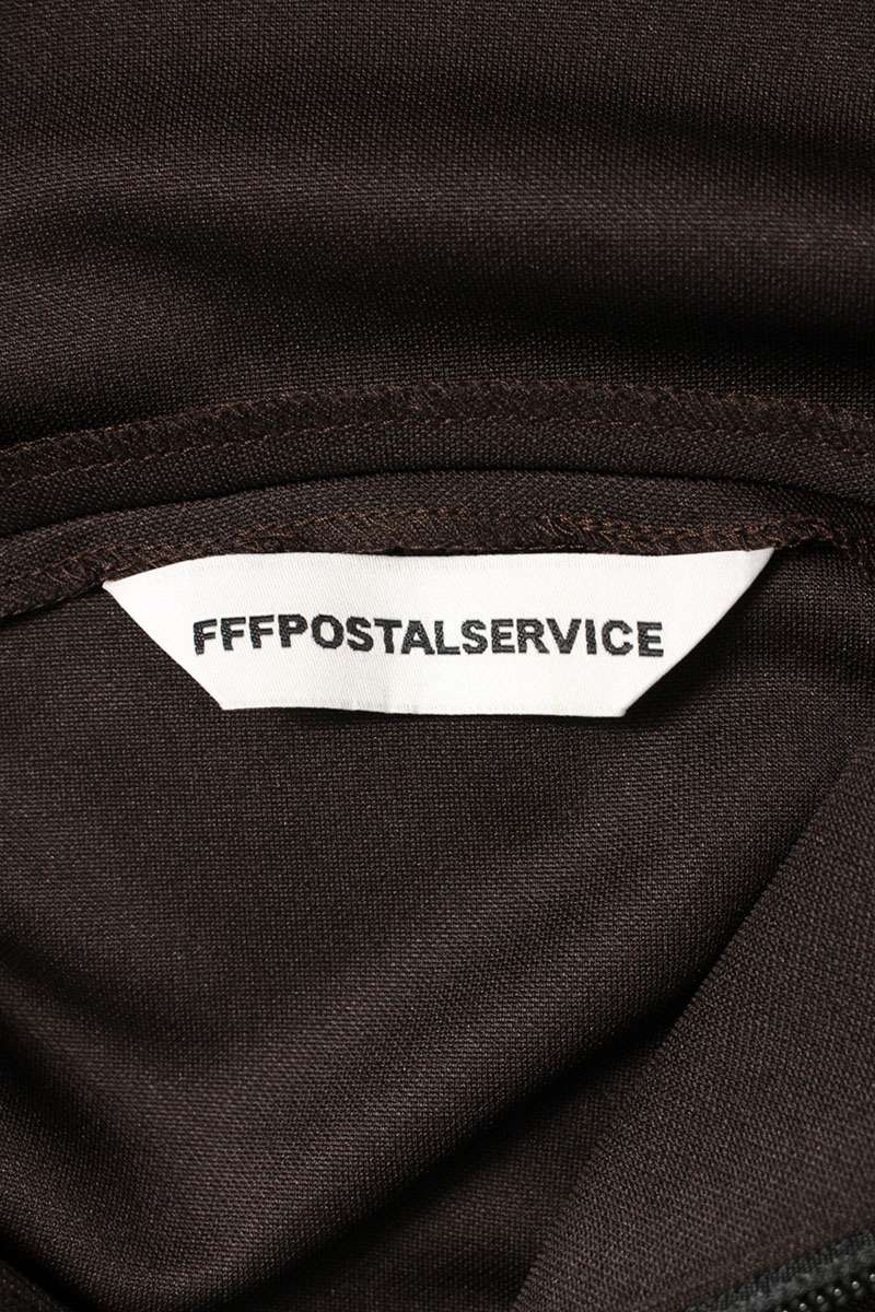 FFF POSTAL SERVICE Enigma Tracksuit Jacket Dark Brown Size L