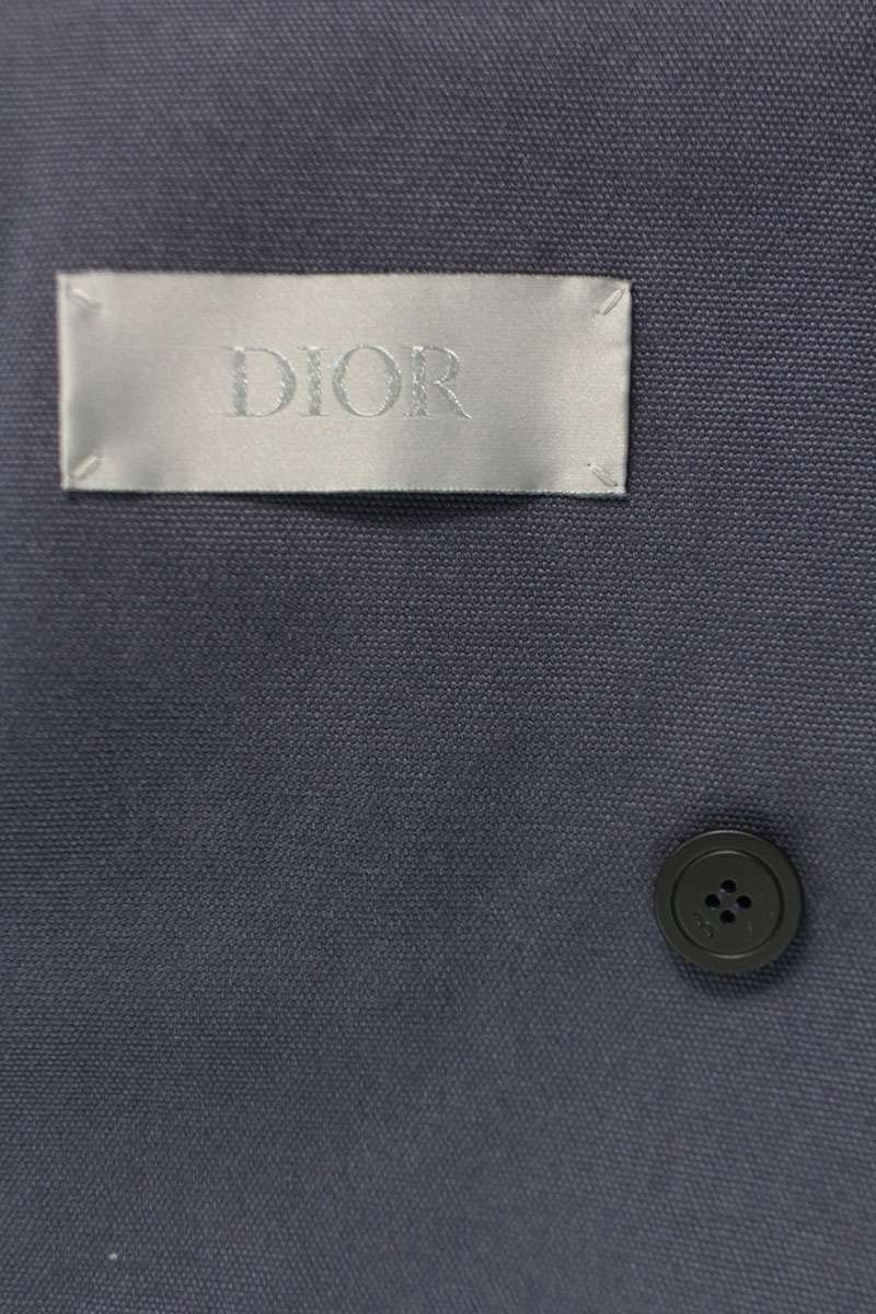 DIOR 24SS Cotton Gardener's DB Jacket Navy Size L